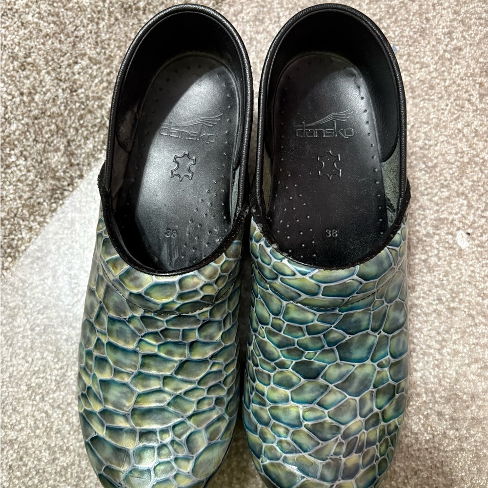 Patterned Dansko Clogs